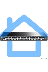 Коммутатор Jetstream 48-port gigabit L2+ managed switch with 4-gigabit uplink ports, 48 10/100/1000Mbps RJ-45 port, 4 1000Mbps SFP slots