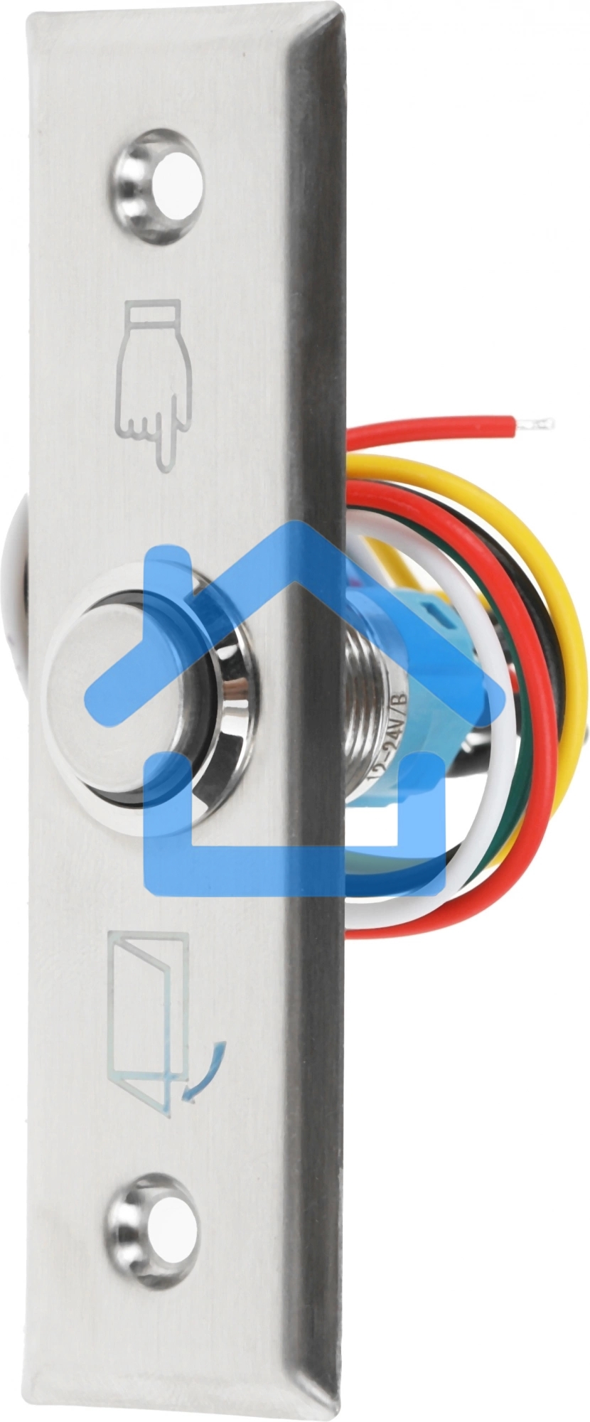 Кнопка выхода Tantos TDE-02 Light (00-00017678) серебристый