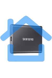 Внешний SSD Samsung T7, 2TB, USB 3.2 Gen 2 Type-C, R/W 1050/1000, титан