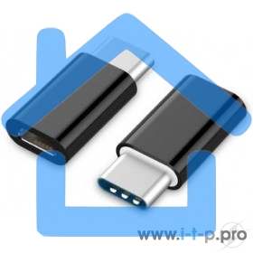Переходник Cablexpert Переходник USB, USB Type-C/USB MicroB (F), пакет (A-USB2-CMmF-01)