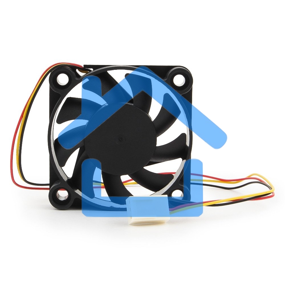 Вентилятор для корпуса Gembird D50BM-12AS-R черный, 50 мм, 5000 об/мин, 25 дБ, 3 pin