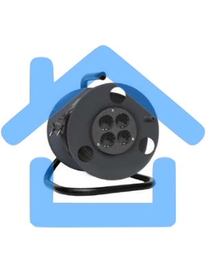 Удлинитель на катушке 4х50м без заземл. 6А IP20 1.3кВт Союз 481S-3105