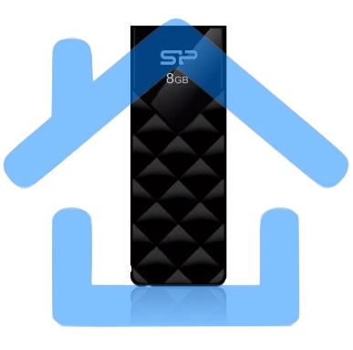 Флешка USB R/W Silicon Power R/W 8Gb Ultima U03 SP008Gb,UF2U03V1K USB2.0 черный