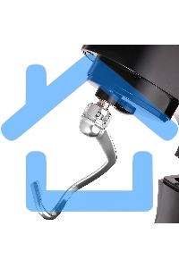 Миксер планетарный Hyundai HYM-S5461 1200Вт черный