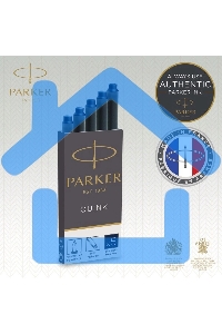 Картридж Parker Quink Z11 (CW1950385) черный/синие чернила, для ручек перьевых (5шт)