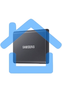 Внешний SSD Samsung T7, 2TB, USB 3.2 Gen 2 Type-C, R/W 1050/1000, титан