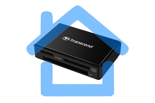 Считыватель карты памяти Transcend USB 3.0 Transcend All-in-1 Multi Card Reader, черный