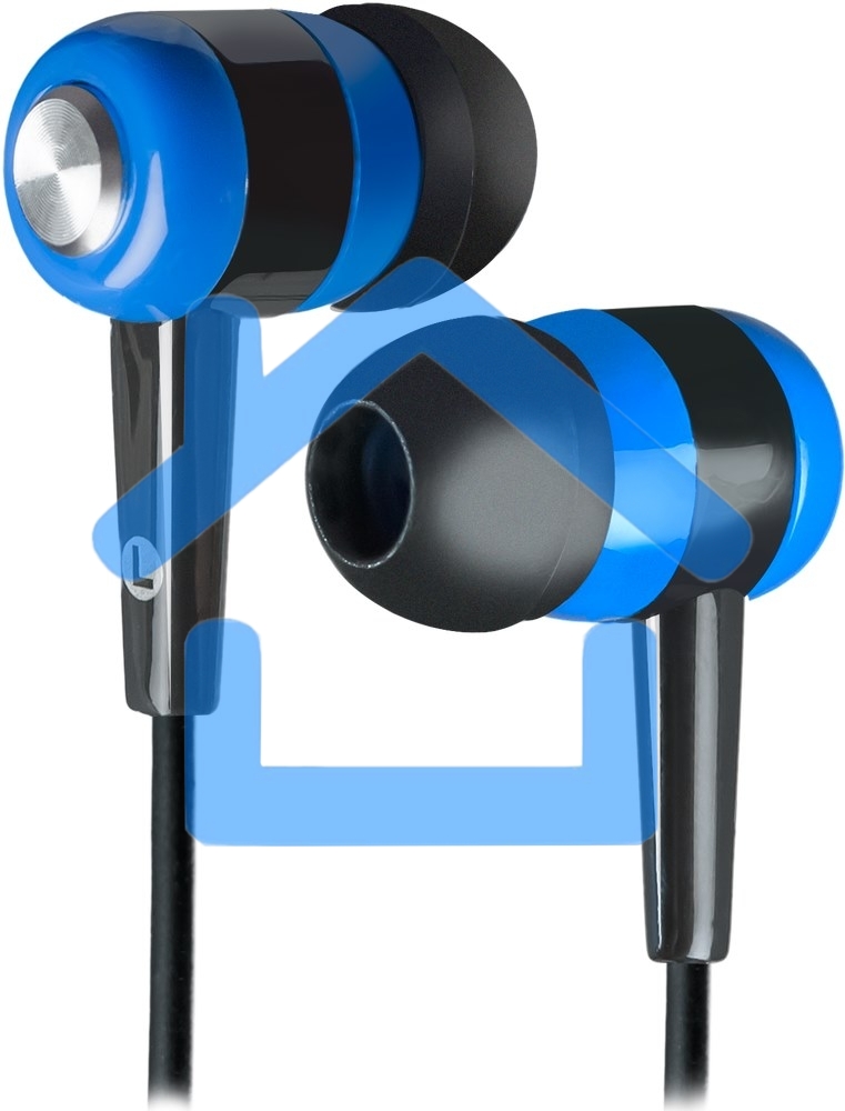 Наушники Defender Basic-616 черный/синий кабель 1,1 м