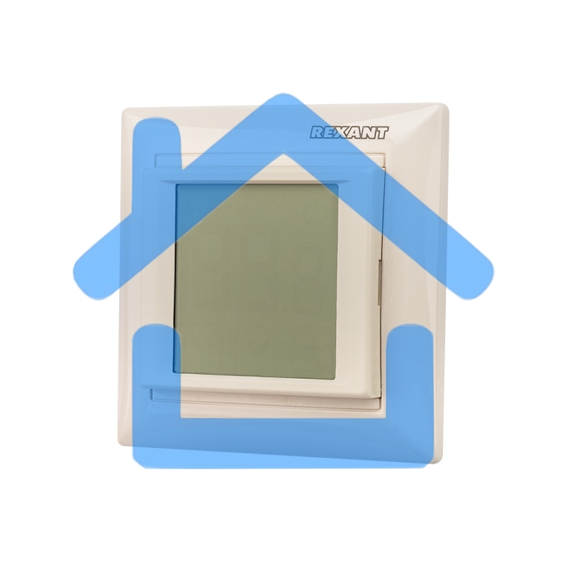 Терморегулятор сенсорный Rexant RX-419B, бежевый. совместим с Legrand серии Valena