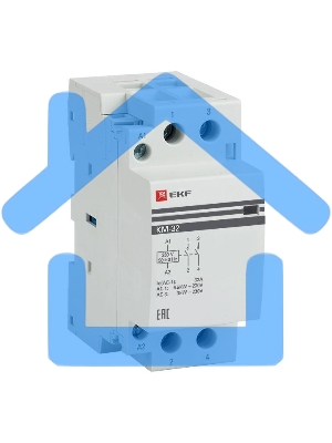 Контактор модульный КМ 32А 2NО (2 мод.) EKF km-2-32-20