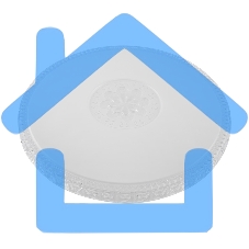 Светильник настенно-потолочный Rexant Aqua LED 48 Вт 2700-6500 К управления с пульта и выключателя, диммирование, встроенный ночник L