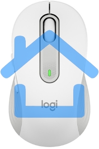 Мышь беспроводная Logitech Signature M650 белый, 4000 dpi, радиоканал, Bluetooth, USB, кнопки - 5