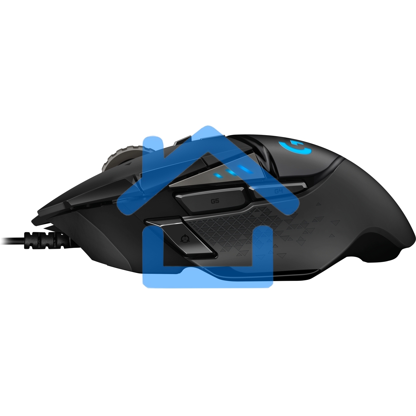 Мышь проводная Logitech G502 HERO черный, 25600 dpi, USB, кнопки - 11