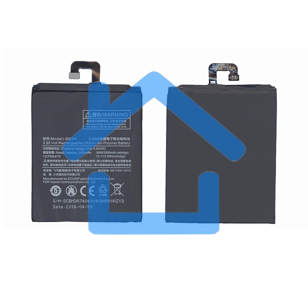 Аккумуляторная батарея BM3A для Xiaomi Mi Note 3 3500mAh 3,85V
