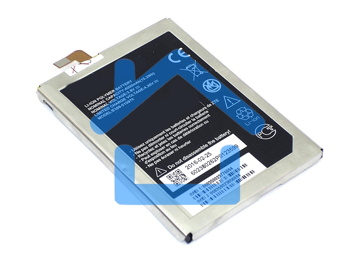 Аккумуляторная батарея E169-515978 для ZTE Blade A452, X3 3.8V 4000mAh