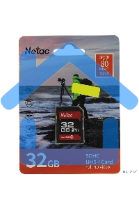 Флеш карта SDHC 32Gb Netac Class 10 UHS-I U1 P600 NT02P600STN-032G-R