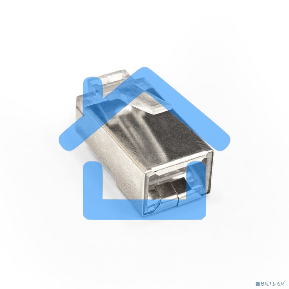 Коннектор ExeGate PL45-C5-8P8C-SH-100 RJ-45 Кат.5e (8P8C) под одножильный кабель, экранированный, золотое напыление (100шт)