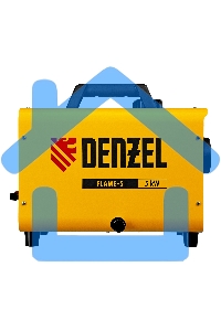 Дизельная тепловая портативная пушка Denzel Flame-5, 5кВт, 300м3/ч, непр.наг., циф. терм.