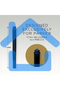 Картридж Parker Quink Z11 (CW1950385) черный/синие чернила, для ручек перьевых (5шт)