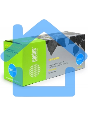 Картридж лазерный Cactus CS-CE412A желтый (2600 стр.) для HPCLJ Pro 300 Color M351 /Pro 400 Color M451