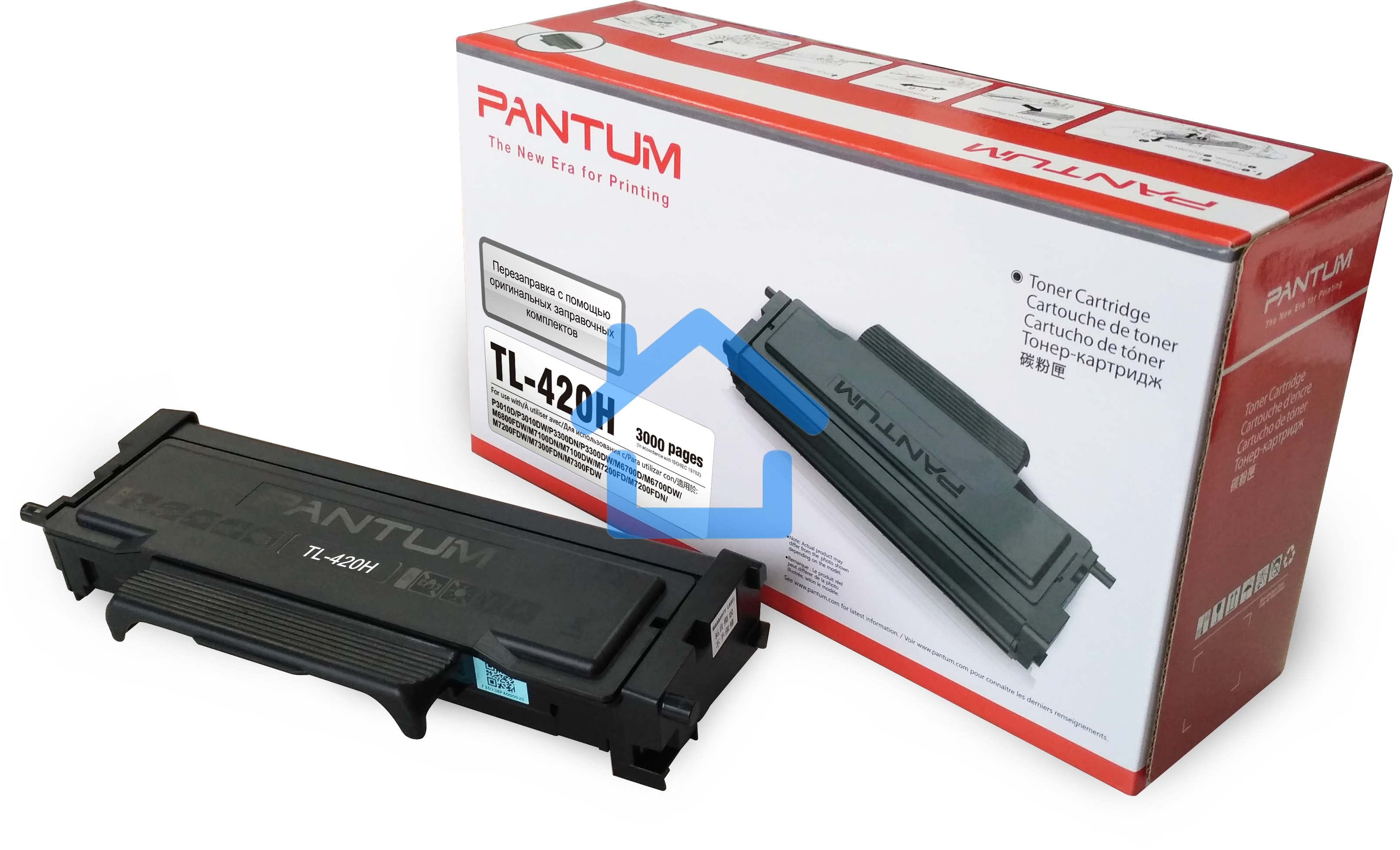 Картридж лазерный Pantum TL-420H/HP черный для P3010D, P3010DW, P3300DN, P3300DW, M6700D, M6700DW, M7100DN, M7100DW, M6800FDW, M7200FD, M7200FDN, M7200FDW 3000 стр.