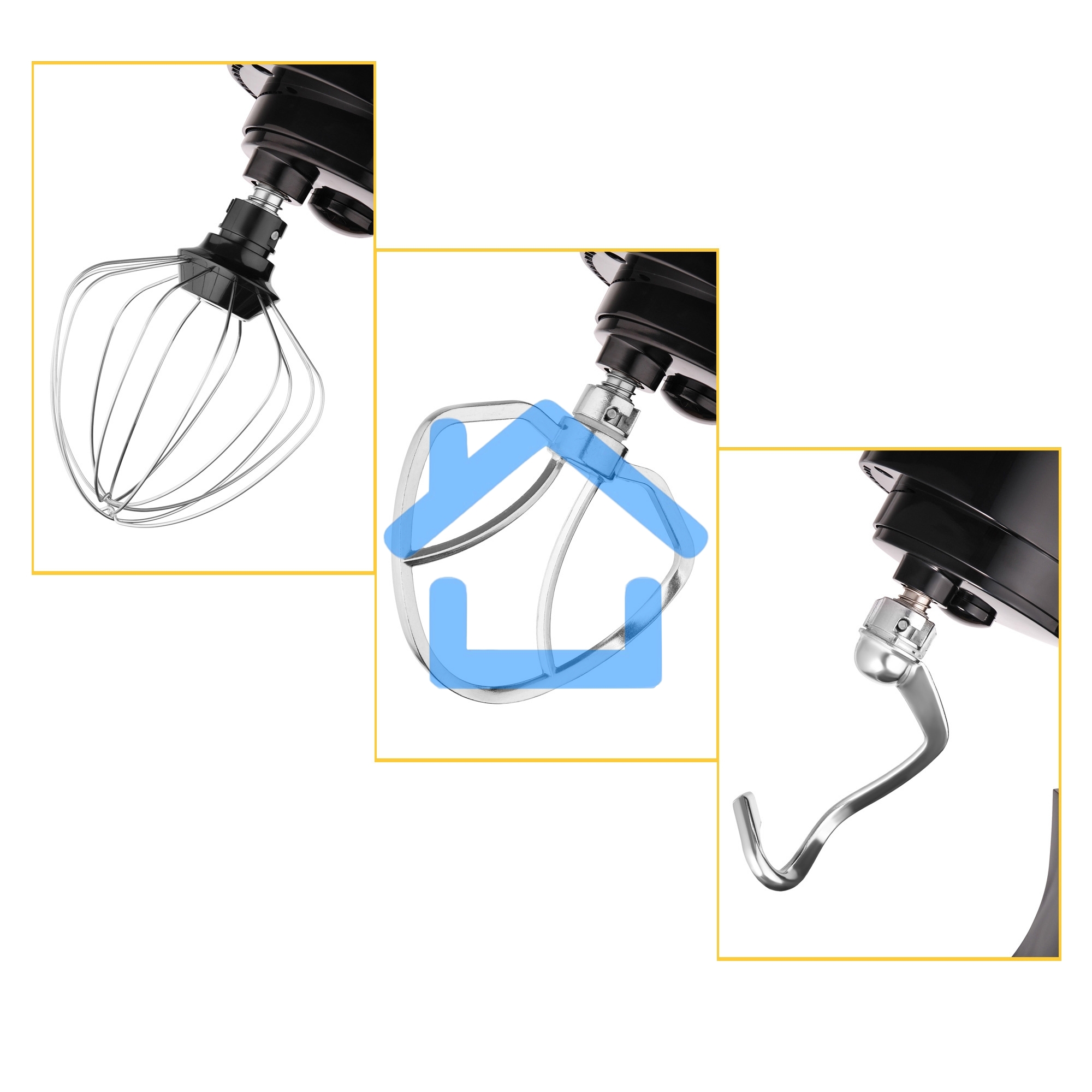 Миксер планетарный Hyundai HYM-S5461 1200Вт черный