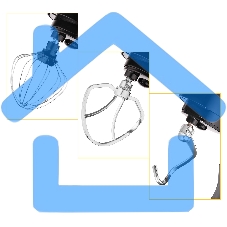 Миксер планетарный Hyundai HYM-S5461 1200Вт черный