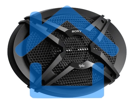 Колонки автомобильные Sony XS-GTF6939 420Вт 92дБ 16x23см (6x9дюйм) (ком.:2кол.) коаксиальные трехполосные