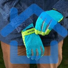 Перчатки садовые на липучке, силиконовое нанесение, размер 7, Luxe Palisad