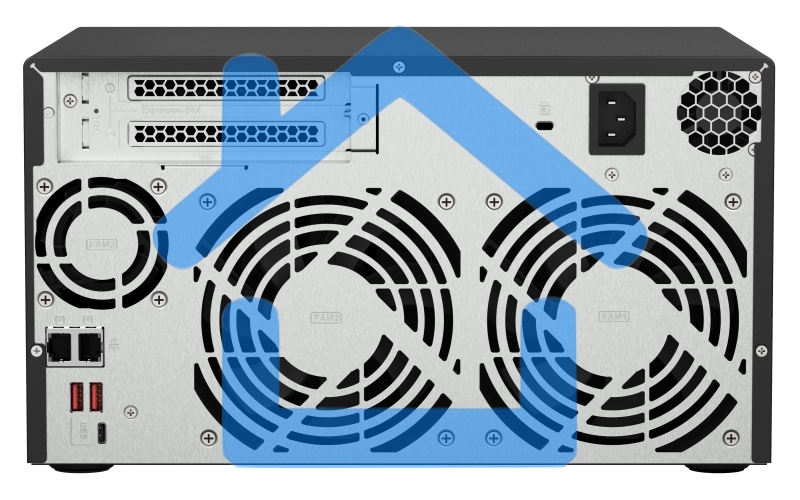 Сетевое хранилище без дисков SMB QNAP TS-873A-8G NAS, 8 trays 3,5