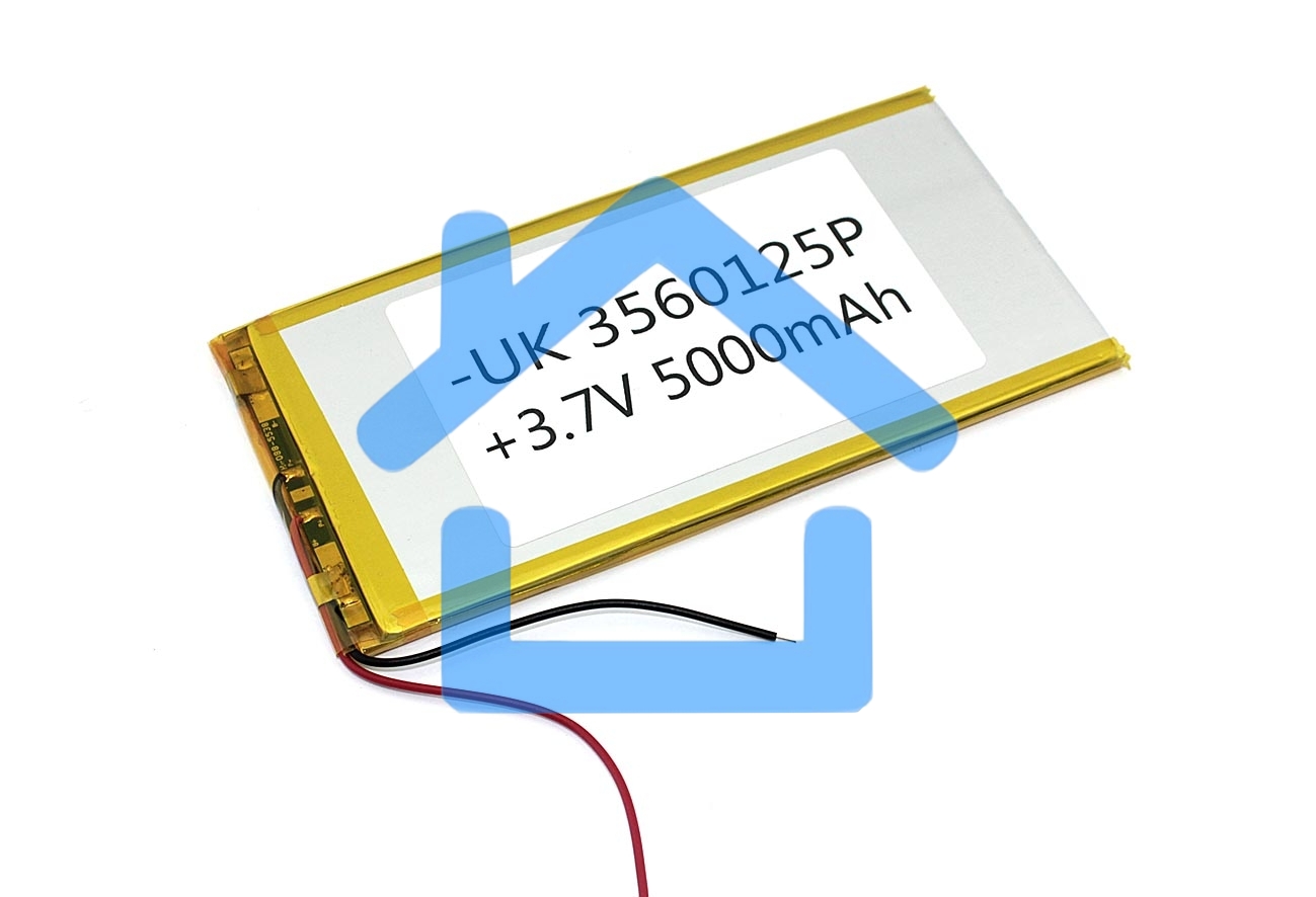 Аккумулятор Li-Pol (батарея) 3.5*60*125мм 2pin 3.7V/5000mAh