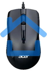 Мышь проводная Acer OMW136 черный, 1200 dpi, USB, кнопки - 3