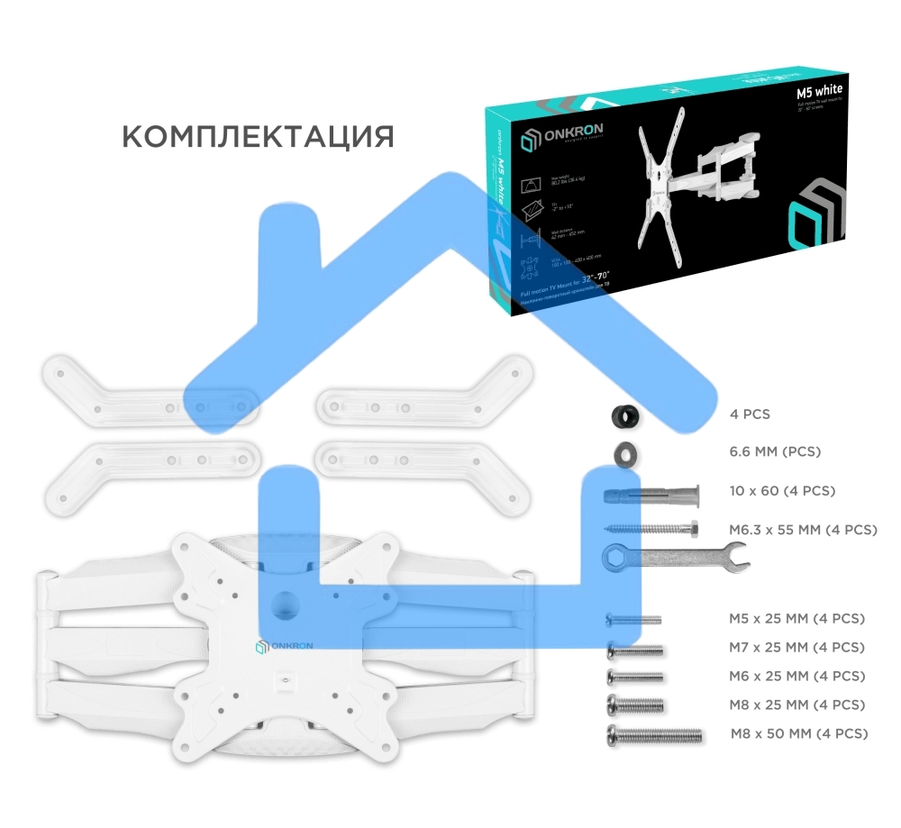 Кронштейн ONKRON M5 для телевизора 37