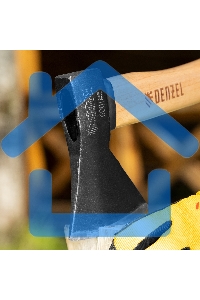 Топор Denzel 600 г, кованый, буковое топорище