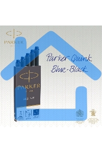Картридж Parker Quink Z11 (CW1950385) черный/синие чернила, для ручек перьевых (5шт)