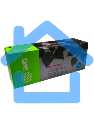 Картридж лазерный Cactus CS-CE743A пурпурный (7300 стр.) для HP CLJ CP5220/CP5221/CP5223/CP5225/CP5227/CP5229