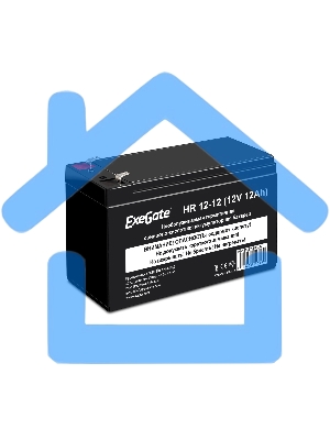 Батарея ExeGate HR 12-12 (12V 12Ah 1251W), клеммы F2