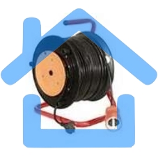 Удлинитель на катушке 1х50м с заземл. 10А IP20 2.2кВт с выносн. розеткой Союз 481S-2305 Удлинитель на катушке 1х50м с заземл. 10А IP20 2.2кВт с выносн. розеткой Союз 481S-2305