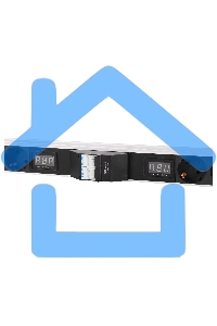 Блок силовых розеток Rem Rem-32, Shuko х 16, IEC 60320 С19 х 8, вход колодка, 1463х45х45 мм (ВхШхГ), 32А, автомат + амперметр, черный, без шнура