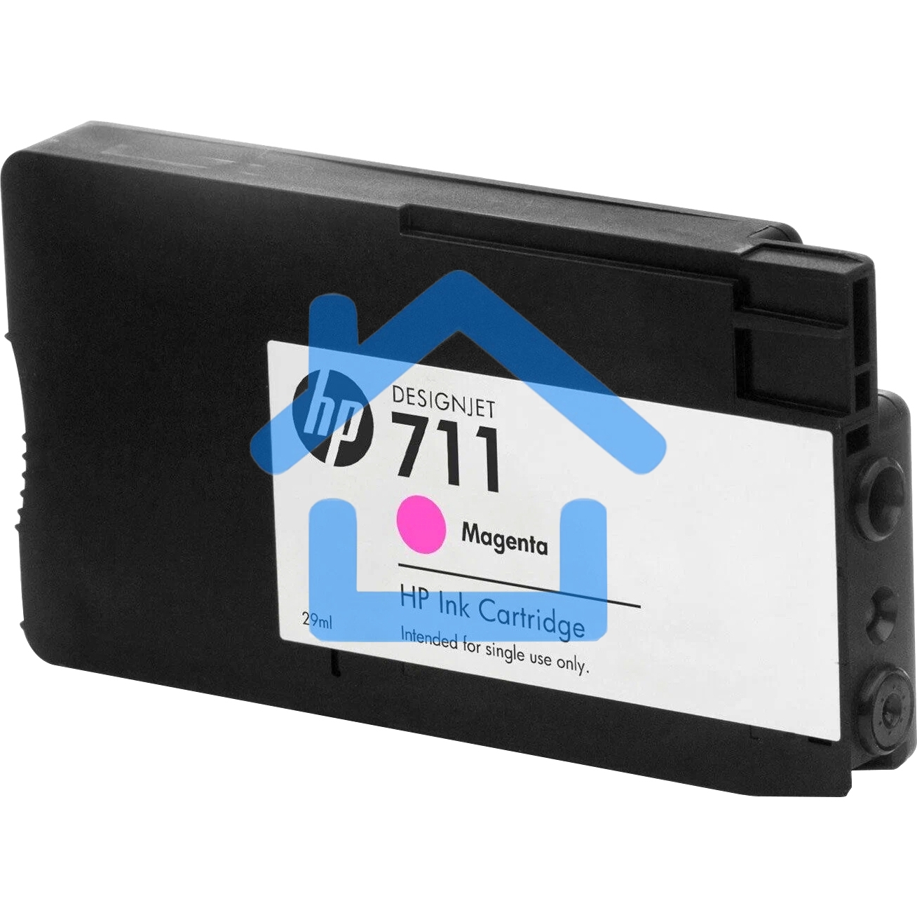 Картридж струйный HP №711 CZ135A пурпурный x3уп. для HP DJ T120/T520