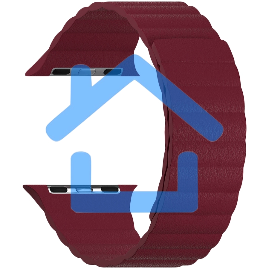 Кожаный ремешок для Apple Watch 38/40 mm LYAMBDA POLLUX DSP-24-40-WR Wine red
