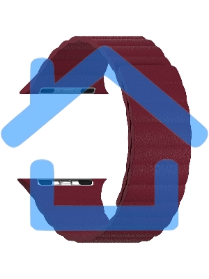 Кожаный ремешок для Apple Watch 38/40 mm LYAMBDA POLLUX DSP-24-40-WR Wine red