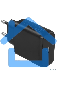 Зарядное устройство Cablexpert MP3A-PC-60 20Вт GaN, 3А, QC4.0/PD, 1xType-C, черный, пакет