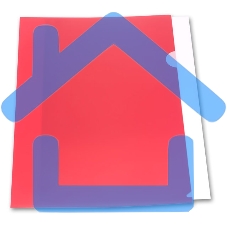 Папка-уголок Бюрократ -E310N/1RED непрозрачный A4, пластик, 0.18мм, красный