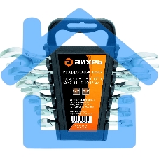 Набор рожковых ключей 6 шт. 6 - 17 73/6/5/3 ВИХРЬ