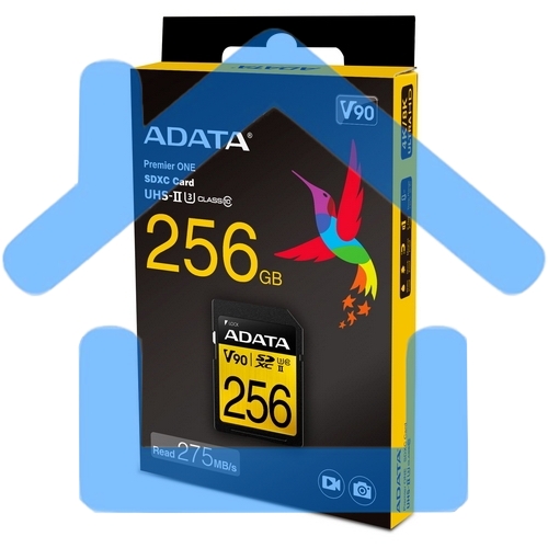 Флеш карта SD ADATA 256Gb ADATA Premier ONE SDXC Class 10 UHS-II U3 V90 275MB/s
