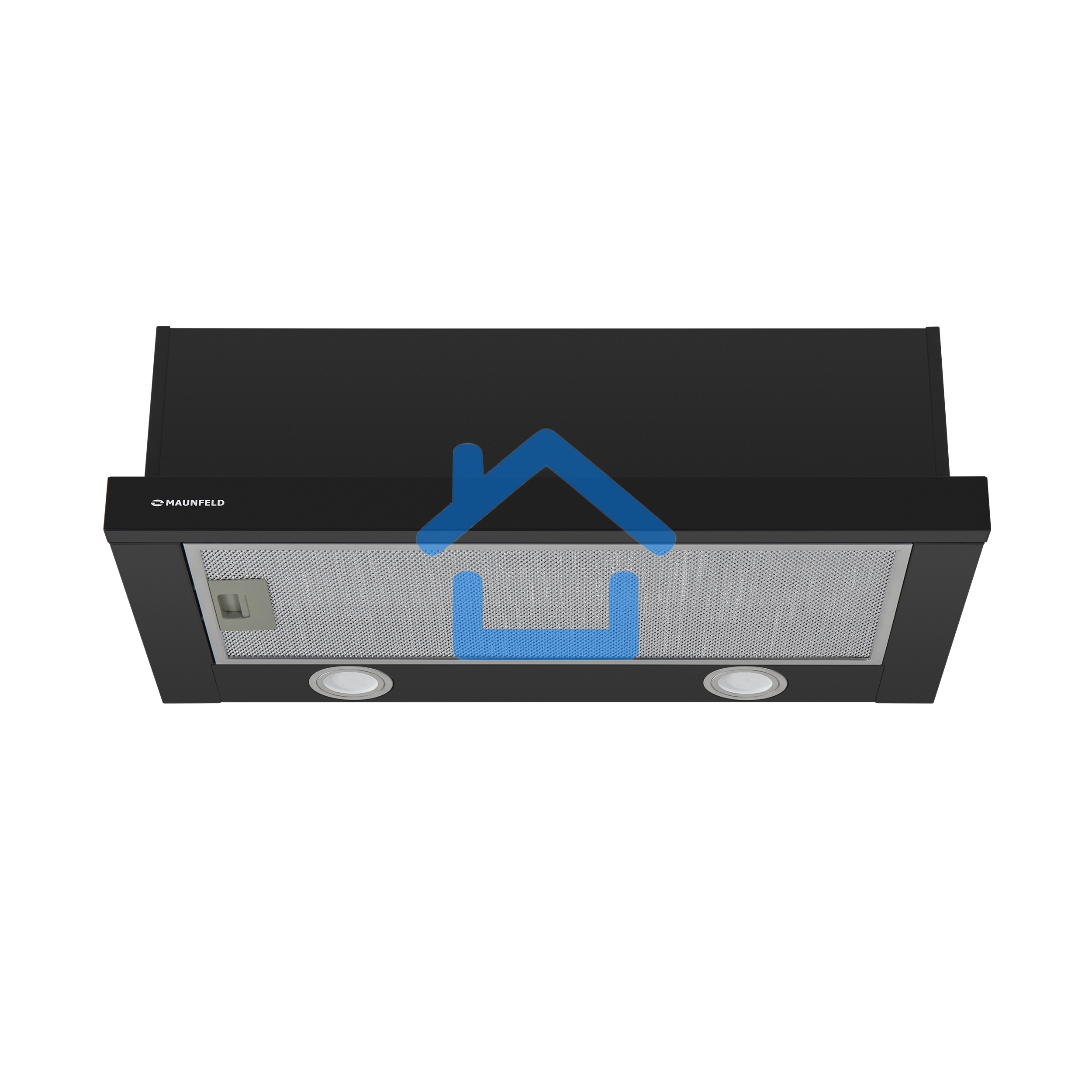 Вытяжка встраиваемая Maunfeld VS Light 50 черный, 50 см, 520 куб. м/ч, 56 дБ