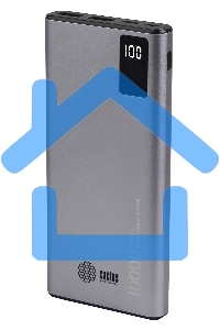Портативный аккумулятор Cactus CS-PBFSLT-10000 10000mAh 3A 2xUSB серый