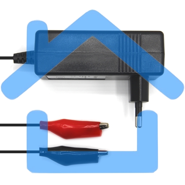 З/У для свинцово-кислотных аккумуляторов 6 и 12V GoPower ProLab 6-12 1.0A (1/100)