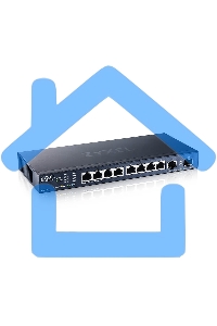 Мультигигабитный Smart L3 Lite коммутатор Zyxel NebulaFlex XMG1915-10E, 8xRJ-45: 1/2.5G, 2xSFP+, бесшумный (без вентилятора)